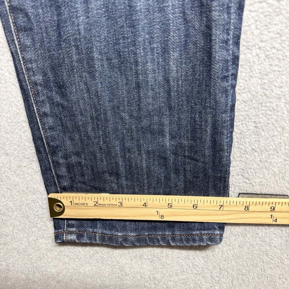 G Star Raw Jeans 32x30 Blue Attacc Low Straight Zip Pocket Whiskered Faded Opium - Picture 11 of 11